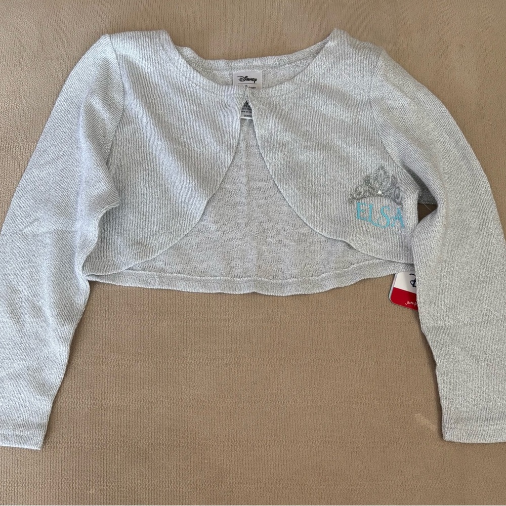 ELSA Little Girls Cropped Sweater Top. Size 2T
